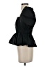 Cinq à Sept 100% Polyester Black Short Sleeve Top Size XS - photo 5