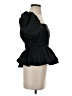 Cinq à Sept 100% Polyester Black Short Sleeve Top Size XS - photo 4