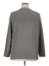 Edinburgh Cashmere 100% Pima Cotton Gray Pullover Sweater Size XL - photo 2