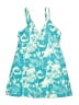 Virginia Johnson Teal Swimsuit Cover Up Size M - photo 1