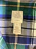J.Crew 100% Cotton Plaid Green Long Sleeve Button-Down Shirt Size 0 - photo 7