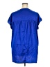 Jodifl 100% Polyester Blue Short Sleeve Blouse Size 3X - photo 2