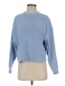 Abercrombie & Fitch Solid Blue Sweatshirt Size XXS - photo 1