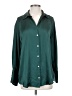 Zara 100% Polyester Teal Long Sleeve Blouse Size S - photo 1
