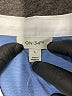 On 34th 100% Cotton Color Block Blue Long Sleeve Blouse Size L - photo 7