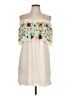 Judith March 100% Polyester Tropical Ivory Cocktail Dress Size L - photo 1