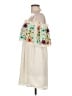 Judith March 100% Polyester Tropical Ivory Cocktail Dress Size L - photo 5