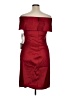 Alex Evenings Burgundy Cocktail Dress Size 14 - photo 2