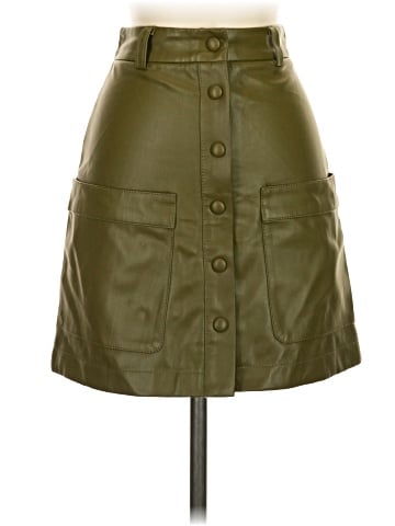 STAUD Faux Leather Skirt (view 1)