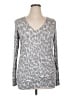 Lane Bryant Gray Long Sleeve Top Size 14 (1) - photo 1