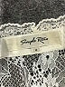 Simple Retro 100% Polyester Ivory Long Sleeve Blouse Size M - photo 7