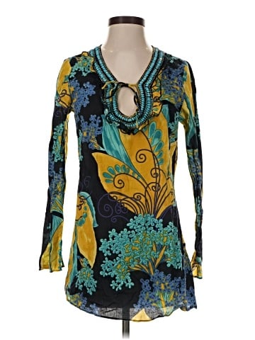 Carmen Carmen Marc Valvo Long Sleeve Blouse (view 1)