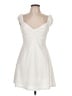 American Threads Hearts White Cocktail Dress Size L - photo 1