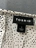 Torrid 100% Rayon Silver 3/4 Sleeve Blouse Size 1X Plus (1) - photo 7