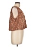 Evereve 100% Polyester Brown Sleeveless Blouse Size L - photo 4