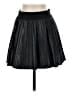 Parker 100% Leather Solid Black Leather Skirt Size S - photo 1