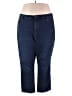 NYDJ Solid Blue Jeans Size 24W - photo 1