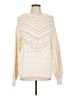 Assorted Brands Chevron-herringbone Ivory Pullover Sweater Size 10 - photo 1