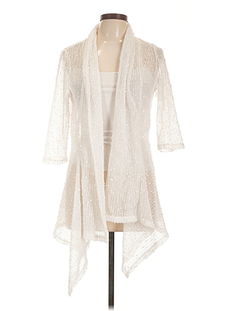 Pre-owned Unbranded Kimono In Ivory