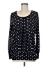 BaiShengGT Polka Dots Black Long Sleeve Blouse Size M - photo 1