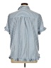 Assorted Brands Stripes Blue Short Sleeve Blouse Size XL - photo 2