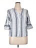 Westport 100% Rayon Blue 3/4 Sleeve Blouse Size XL - photo 1