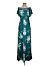 Nine Britton Tropical Teal Casual Dress Size S - photo 1