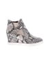 Linea Paolo Animal Print Gray Wedges Size 7 1/2 - photo 1