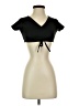 Assorted Brands Black Short Sleeve Top Size 2 - photo 1
