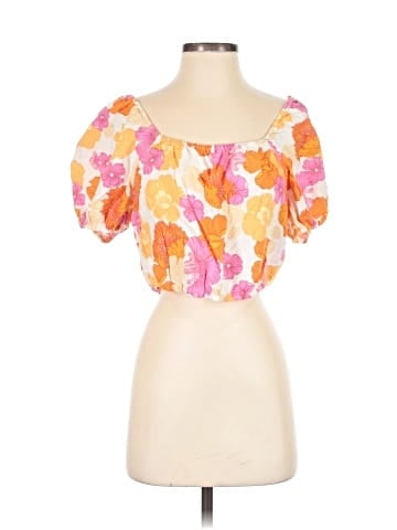 Cynthia Rowley TJX Short Sleeve Blouse (view 1)