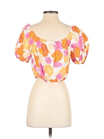 Cynthia Rowley TJX Short Sleeve Blouse (view 2)