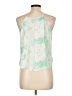 rue21 100% Polyester Green Sleeveless Blouse Size L - photo 2