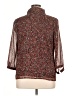Elementz 100% Polyester Brown 3/4 Sleeve Blouse Size XL - photo 2