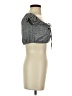 Honey Belle Gray Short Sleeve Blouse Size S - photo 4