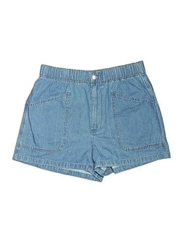 Madewell Denim Pull-On Utility Shorts in Grandfield Wash (view 1)