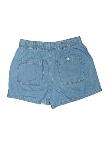 Madewell Denim Pull-On Utility Shorts in Grandfield Wash (view 2)