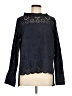 J.Crew 100% Cotton Black Long Sleeve Blouse Size 10 - photo 1