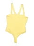 Superdown Solid Yellow One Piece Swimsuit Size L - photo 2