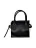 Fossil 100% Leather Solid Black Leather Satchel One size - photo 2