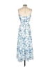 Unbranded 100% Polyester Blue Casual Dress Size S - photo 2