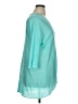 Pure Amici 100% Linen Teal 3/4 Sleeve Blouse Size XL (estimated) - photo 4