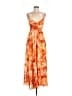 Lulus 100% Polyester Orange Cocktail Dress Size S - photo 1