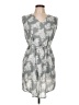 Unbranded 100% Polyester Print Gray Casual Dress Size L - photo 1