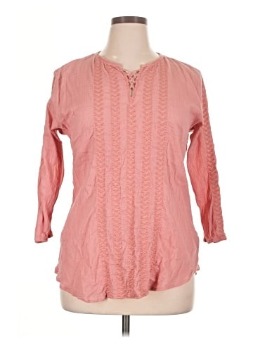 Lauren Jeans Co. 3/4 Sleeve Blouse (view 1)