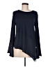 Bar III Blue Long Sleeve Blouse Size M - photo 1