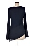 Bar III Blue Long Sleeve Blouse Size M - photo 2