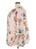 Zac & Rachel 100% Polyester Floral Ivory Long Sleeve Blouse Size 3X - photo 5