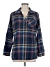 Kuhl Plaid Blue Long Sleeve Button-Down Shirt Size M - photo 1