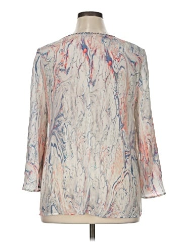 Tolani 3/4 Sleeve Blouse (view 2)