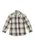 Bonpoint Plaid Gray Long Sleeve Button-Down Shirt Size 3 - photo 1